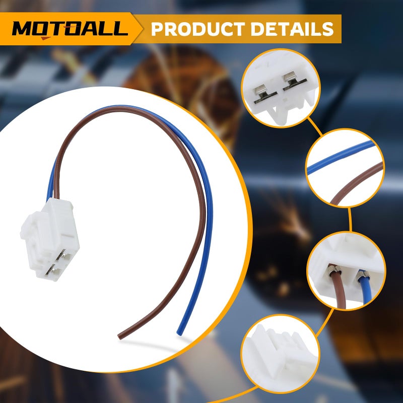 MOTOALL Repair Harness Cord Kit for 1999-2003 Acura Heater Blower Motor - Image 4